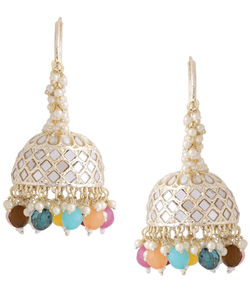     			VIRAASI - Multi Color Jhumki Earrings ( Pack of 1 )