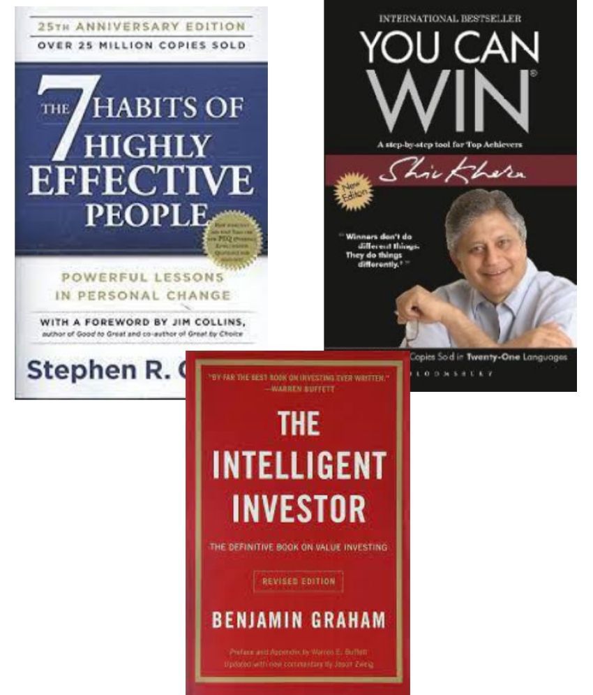     			7 habits of highly effective people + You Can Win + The Intelligent Investor