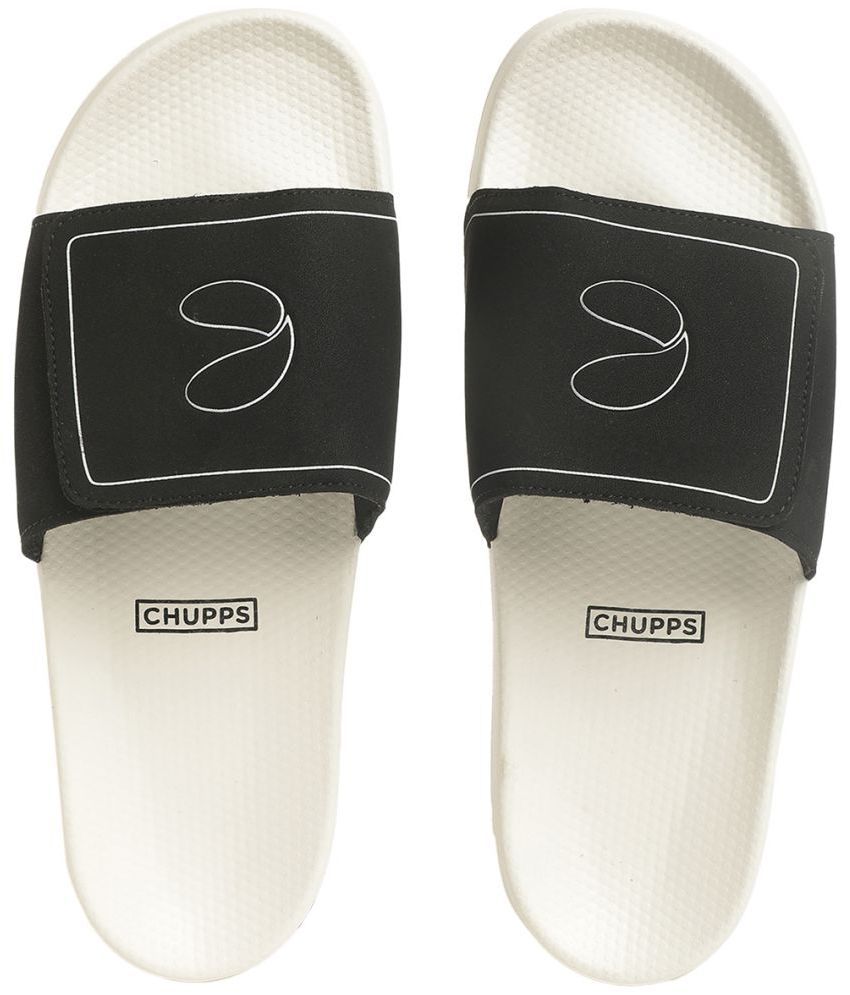     			CHUPPS - White Men's Slide Flip Flop