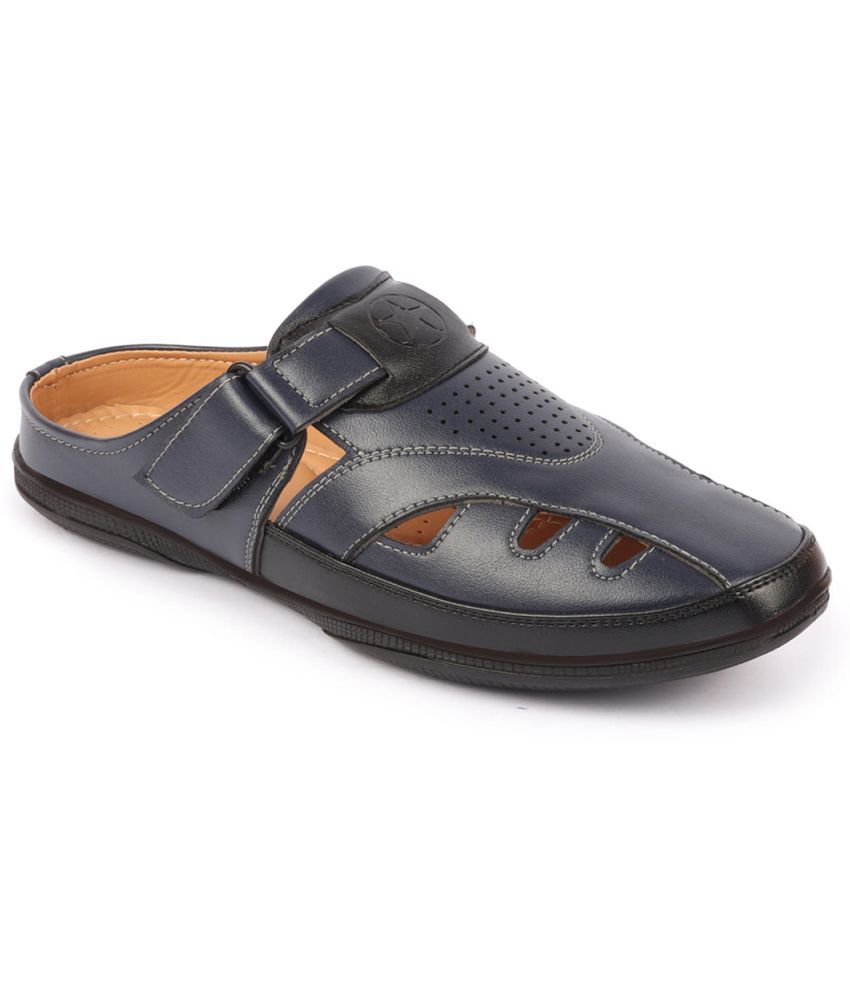     			Fausto - Blue Men's Sandals