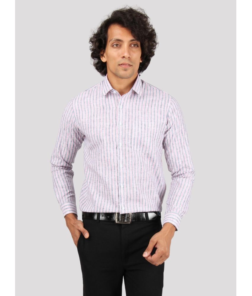     			Maharaja - Pink Cotton Blend Slim Fit Men's Formal Shirt ( Pack of 1 )