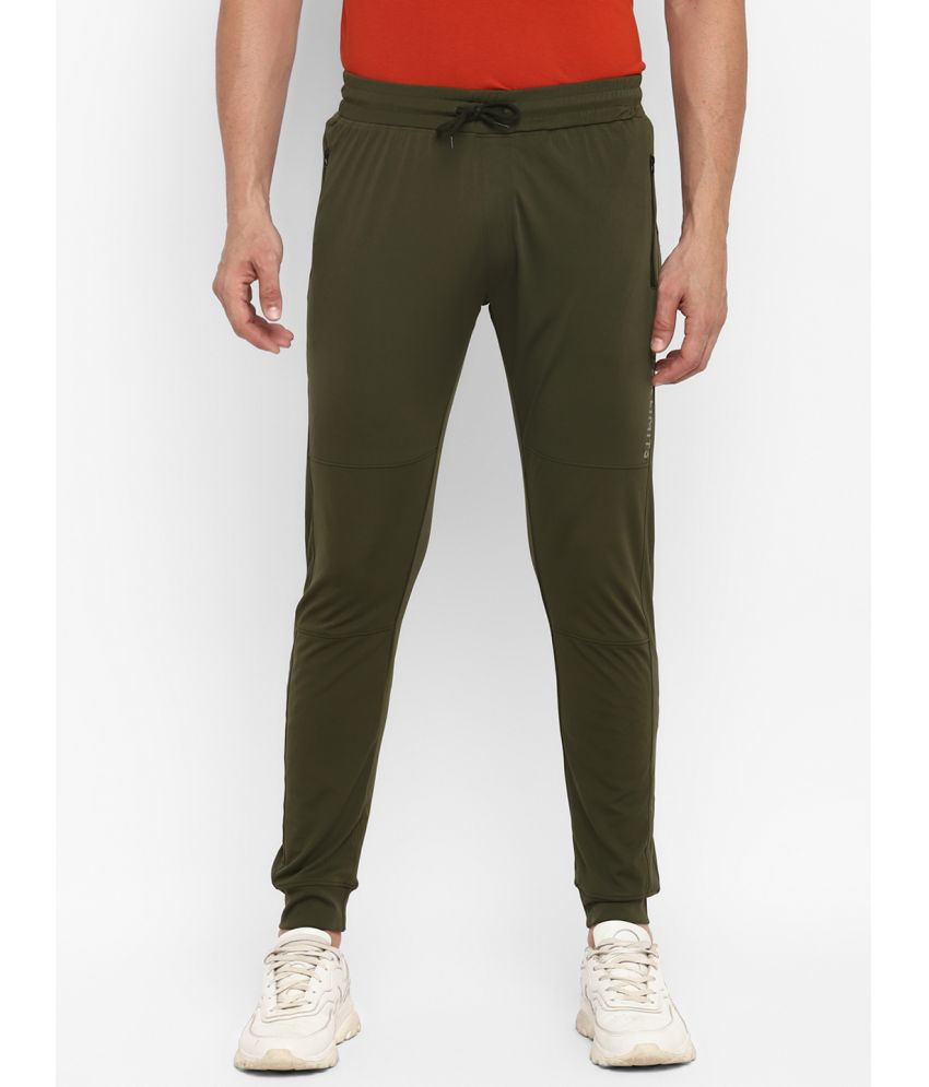     			OFF LIMITS - Olive Polyester Men's Sports Trackpants ( Pack of 1 )