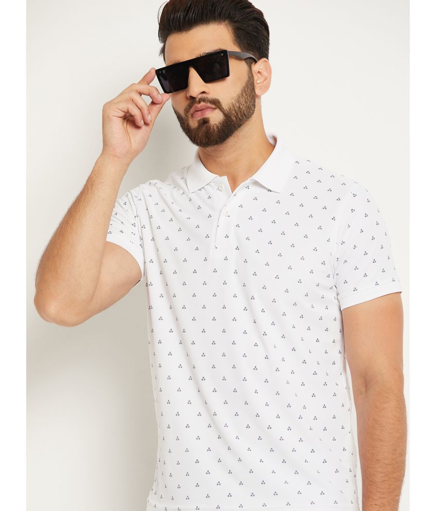     			OGEN - White Cotton Blend Regular Fit Men's Polo T Shirt ( Pack of 1 )