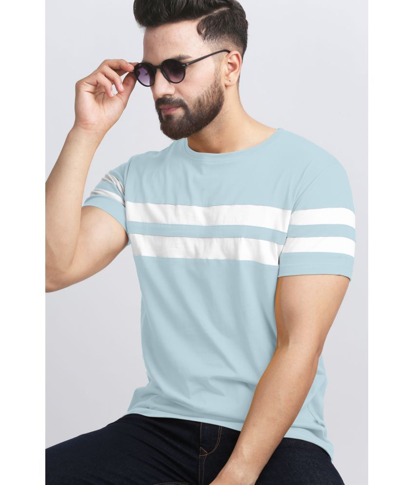     			AUSK Pack of 1 Cotton Blend Regular Fit Men's T-Shirt ( Sea Green )