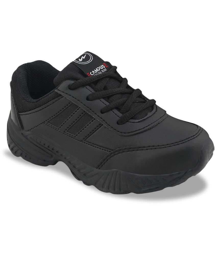     			Campus - Black Boy's School Shoes ( 1 Pair )