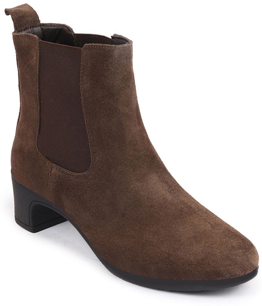     			Fausto - Brown Women's Ankle Length Boots