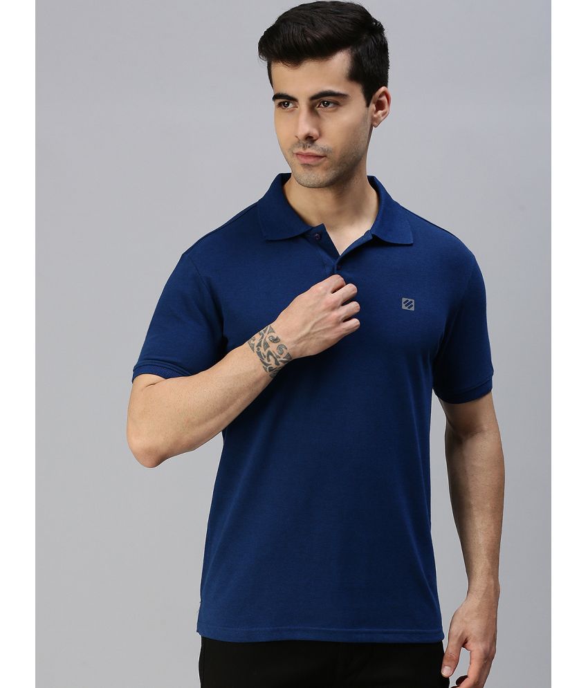     			ONN - Navy Cotton Regular Fit Men's Polo T Shirt ( Pack of 1 )