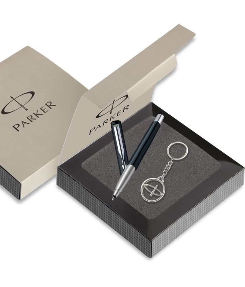     			Parker Vector Standard Black body with free Parker Key Chain Roller Ball Pen