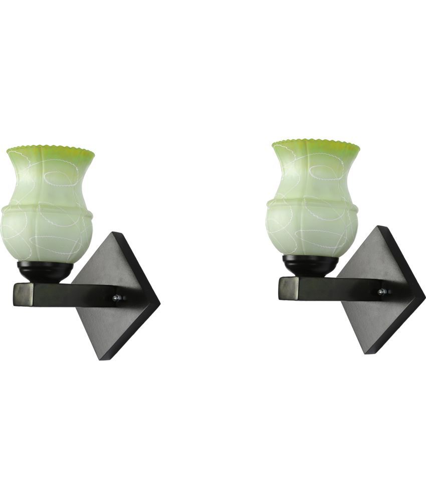     			Somil - Green Wallchiere ( Pack of 2 )