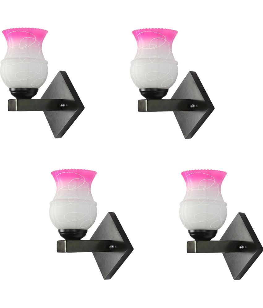     			Somil - Pink Wallchiere ( Pack of 4 )