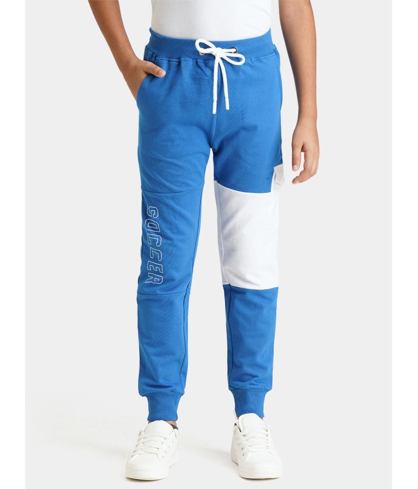     			Urbano Juniors Pack of 1 Boys Cotton Blend Trackpant ( Blue )