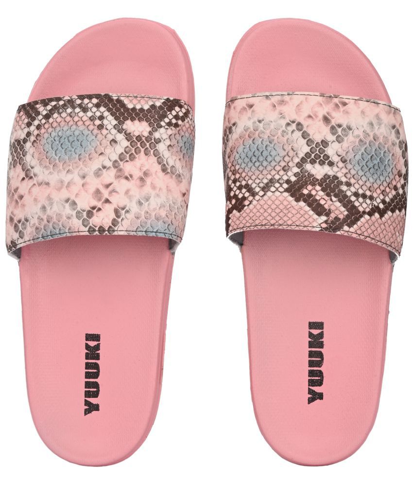     			YUUKI - Pink Women's Slide Flip Flop