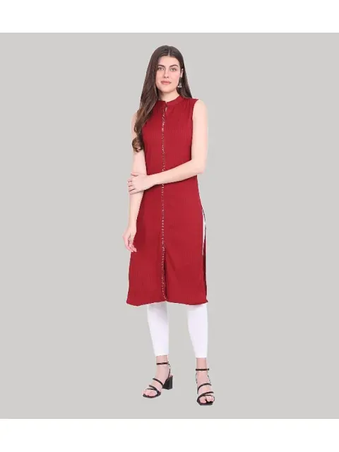 Women Regular Fit Lycra Kurti Pant - Maroon – The Pajama Factory