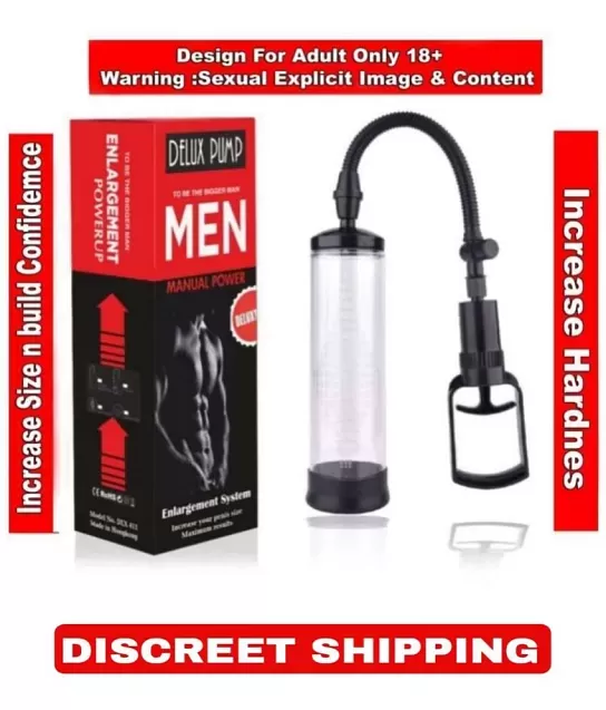 Penis Pump Power Vacuum Adult Men Big Dick Stretcher Male Enlarger  Enhancement