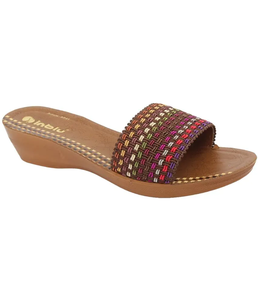 Buy online Brown Leatherette Slip On Flip Flops from Slippers, Flip Flops &  Sliders for Men by Shuan for ₹600 at 60% off | 2024 Limeroad.com