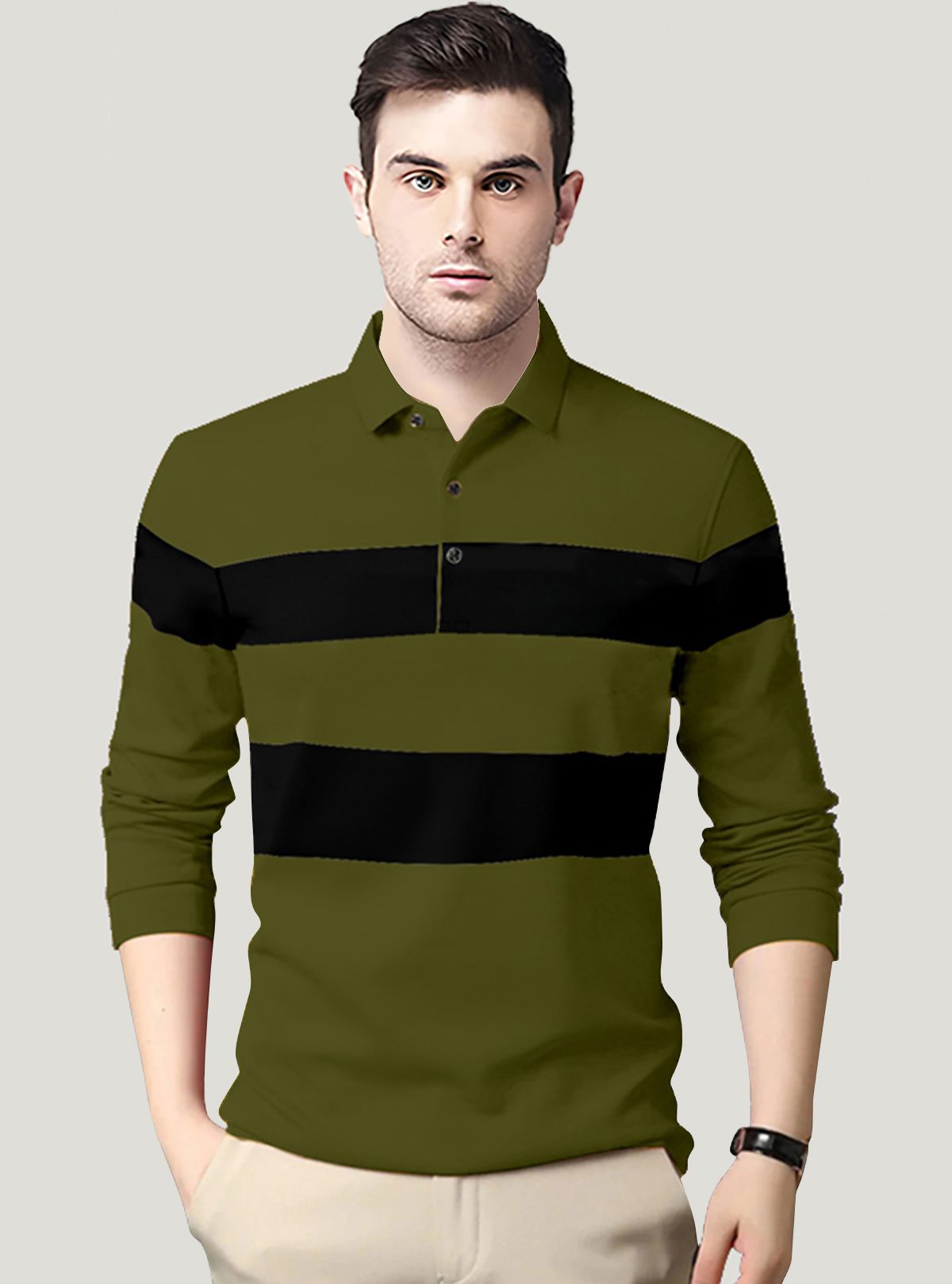     			AUSK - Green Cotton Blend Regular Fit Men's Polo T Shirt ( Pack of 1 )
