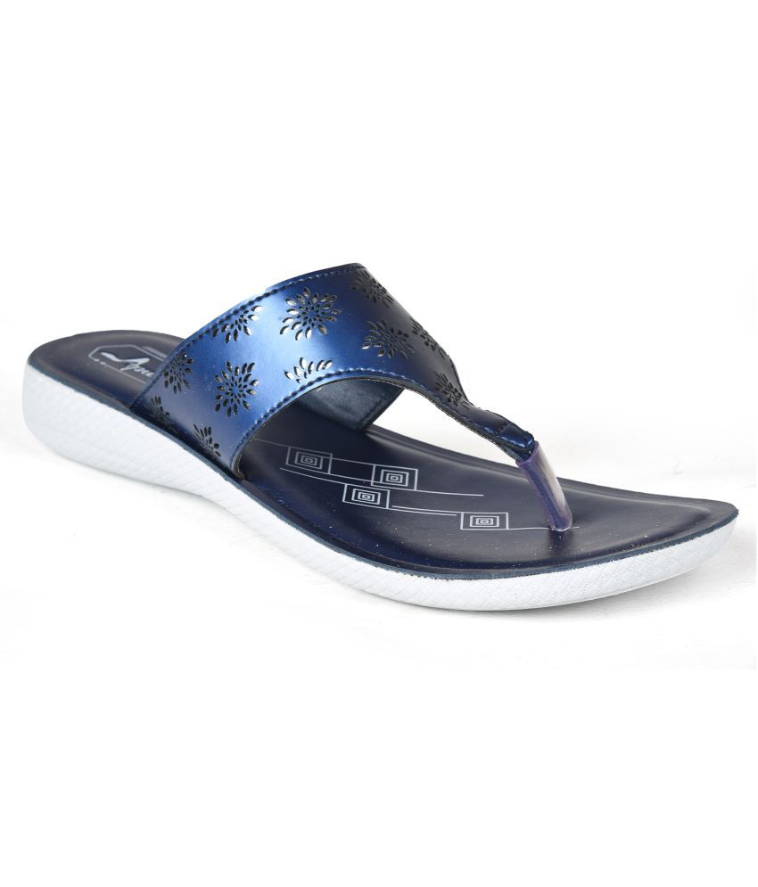     			Ajanta - Blue Women's Flats