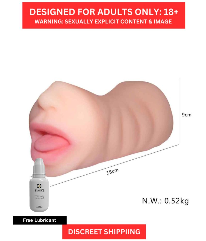     			Dual Feature Comfort Max Mouth and Vagina Masturbator - Ultimate Pleasure Pro Mouth with Vagina for Long Lasting Solo Satisfaction