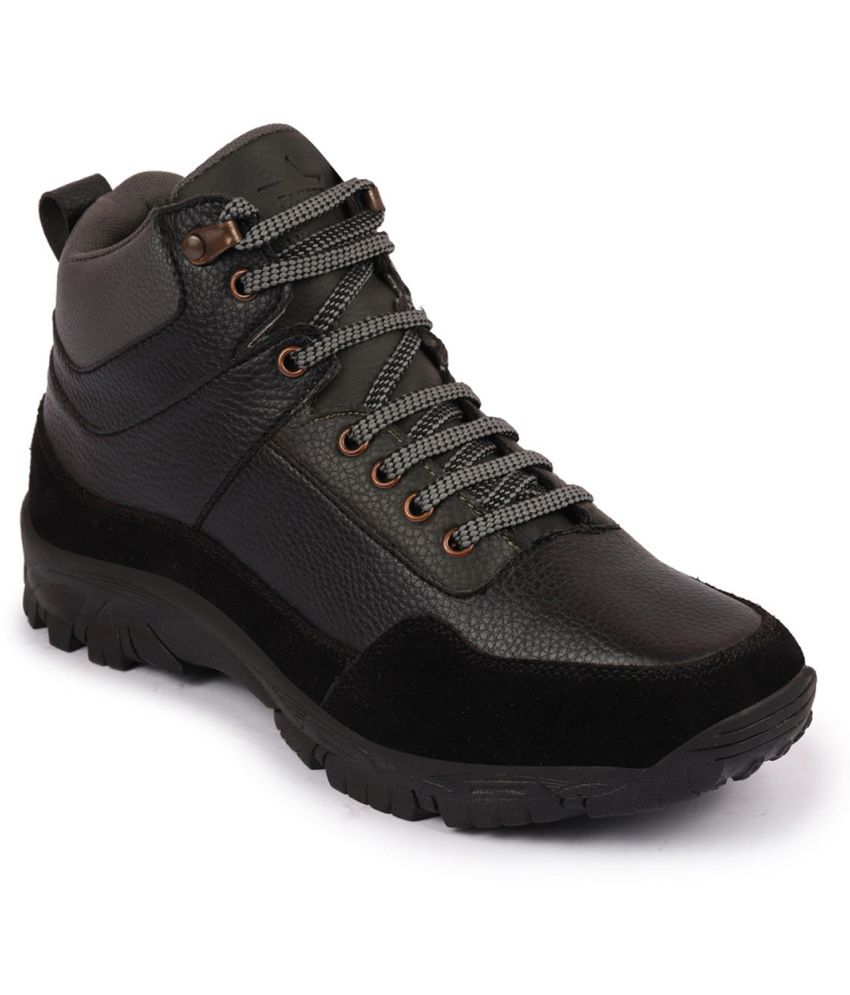     			Fausto - Black Men's Hiking & Trekking Boots