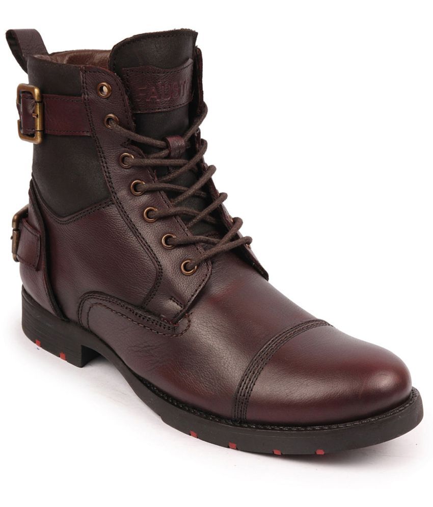     			Fausto - Brown Men's Casual Boots