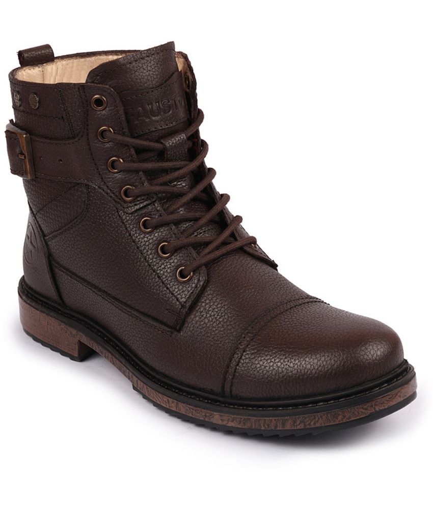     			Fausto - Brown Men's Casual Boots