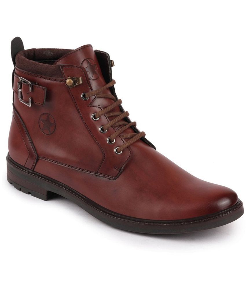     			Fausto - Brown Men's Casual Boots