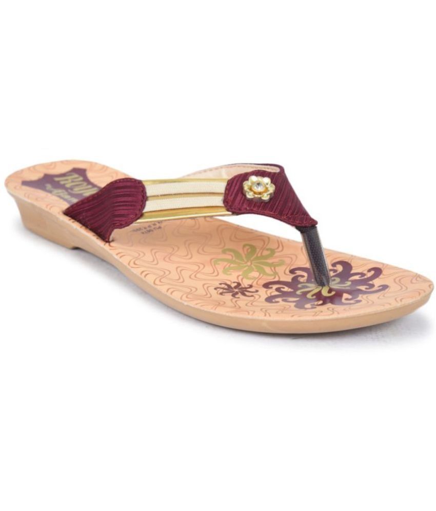     			Ajanta - Red Women's Flats