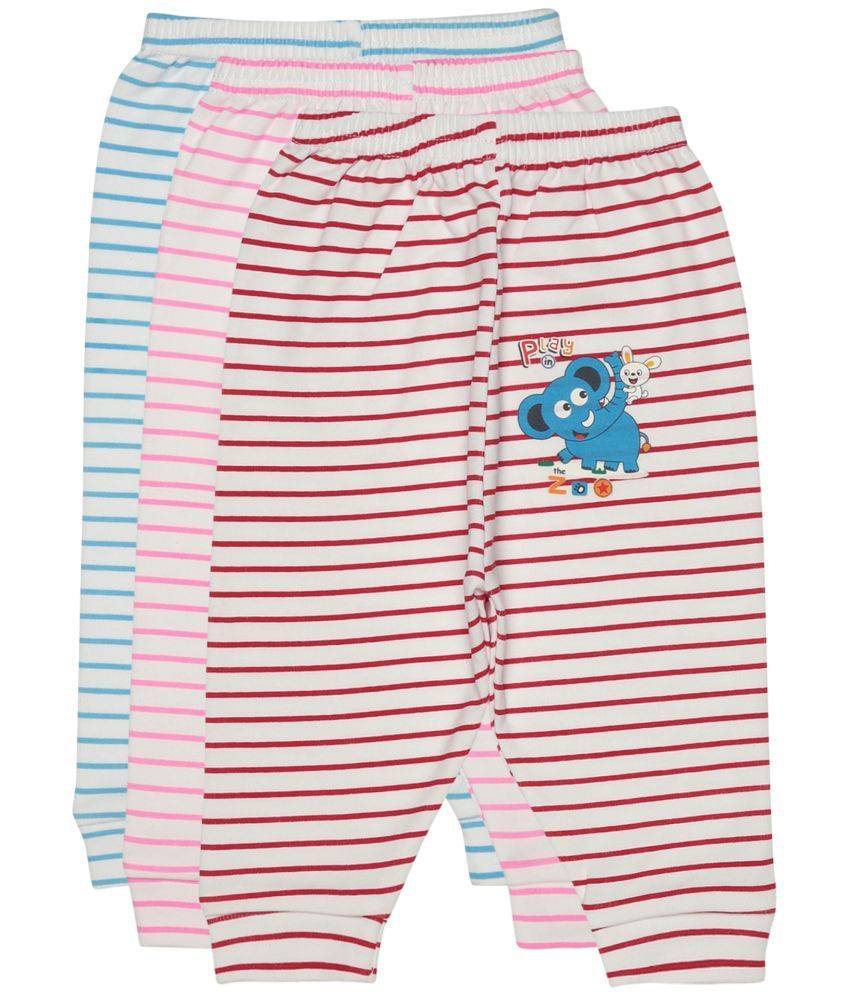     			Bodycare Baby Striped Pajami Pack Of 3 - Assorted