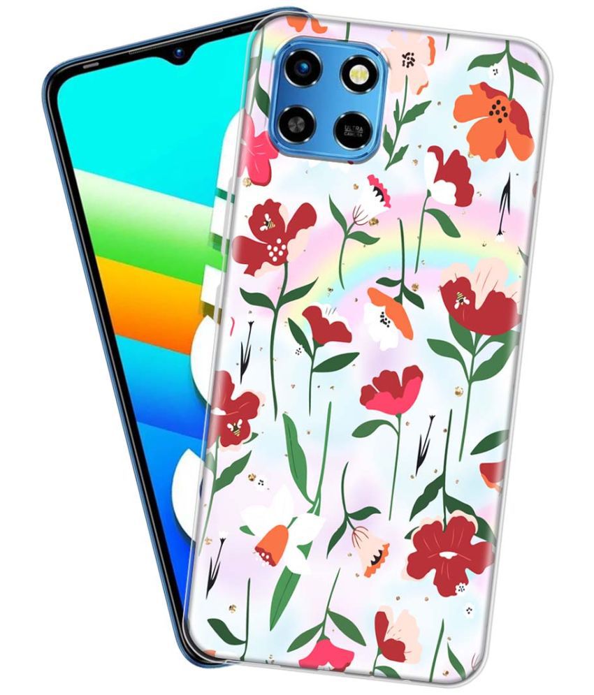     			NBOX - Multicolor Printed Back Cover Silicon Compatible For Infinix Smart 6 HD ( Pack of 1 )