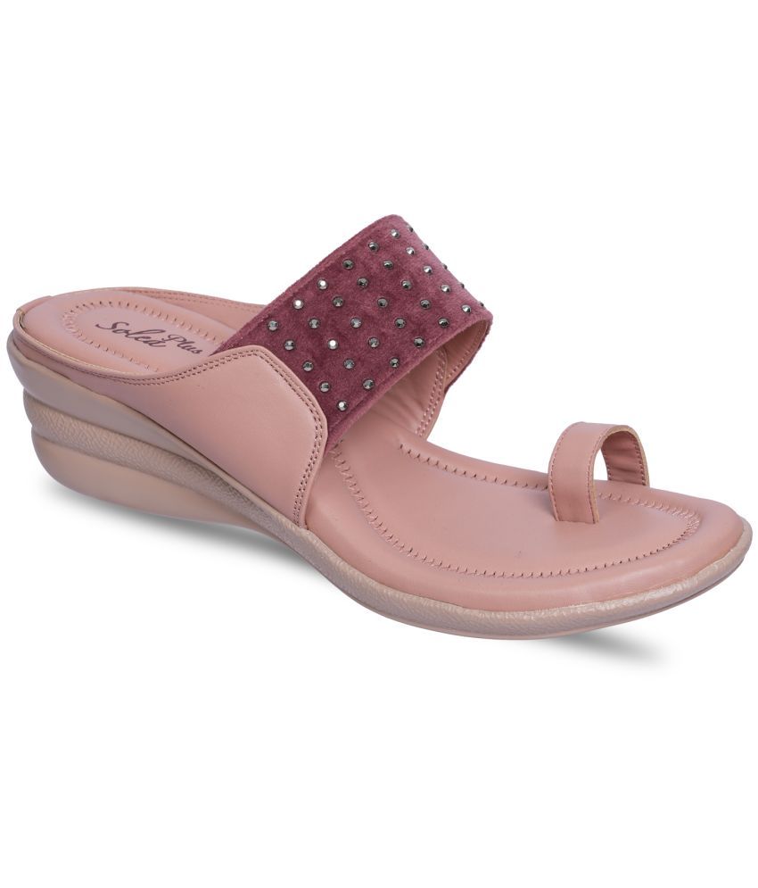     			Paragon Pink Floater Sandals