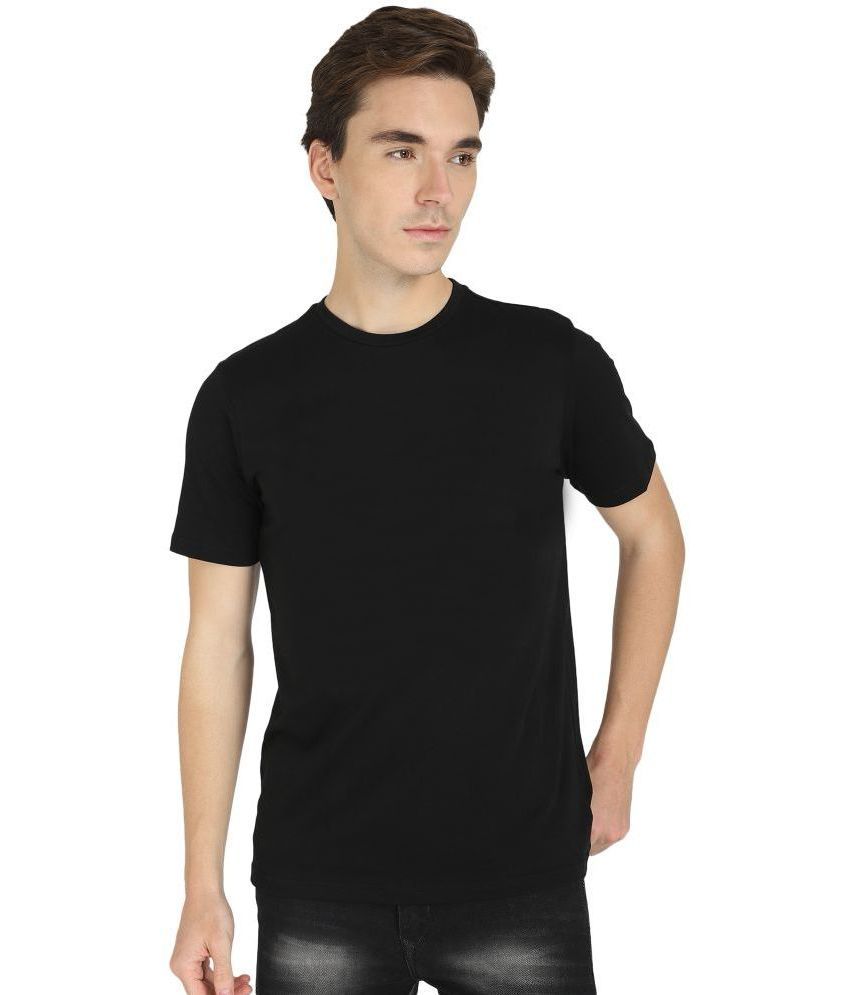     			Proteens - Black Cotton Blend Regular Fit Men's T-Shirt ( Pack of 1 )