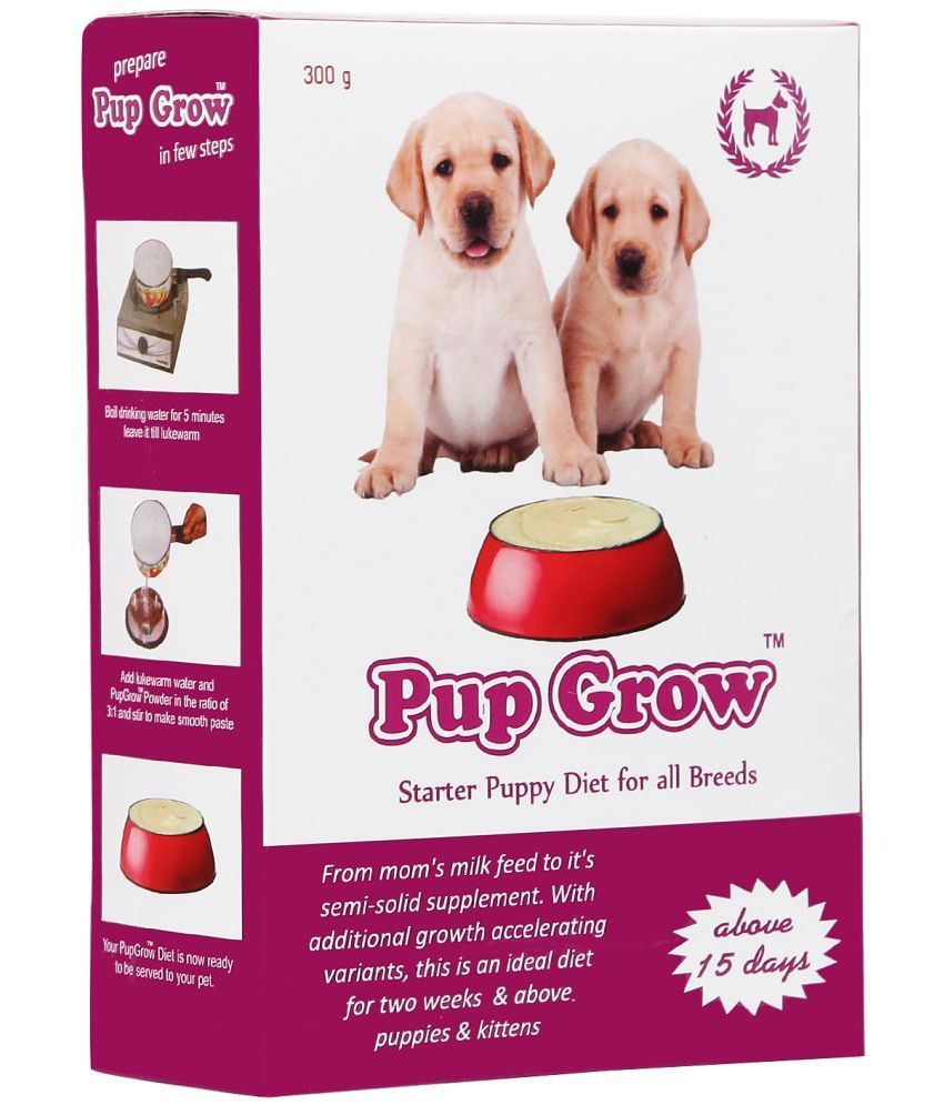     			Pup Grow - Dry Dog Food Milk & Vegetables for Puppy ( 300 gms )