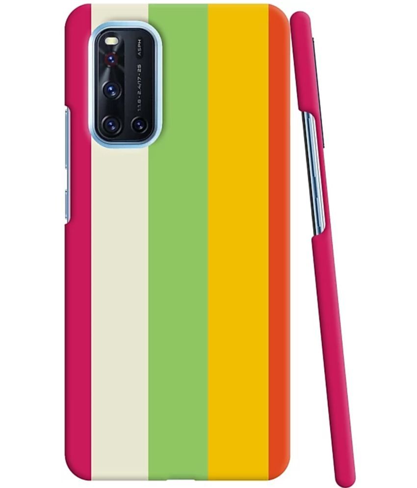     			T4U THINGS4U - Multicolor Printed Back Cover Polycarbonate Compatible For Vivo V19 ( Pack of 1 )