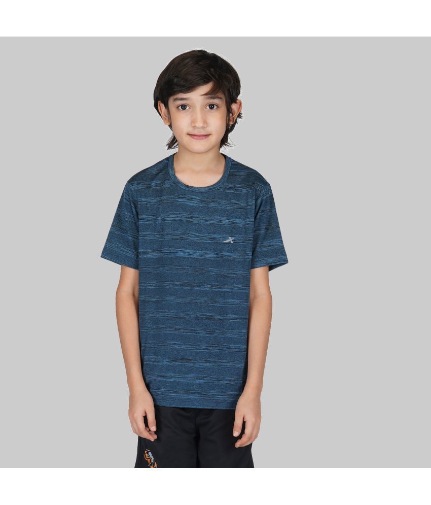     			Vector X - Pecock Blue Polyester Boy's T-Shirt ( Pack of 1 )