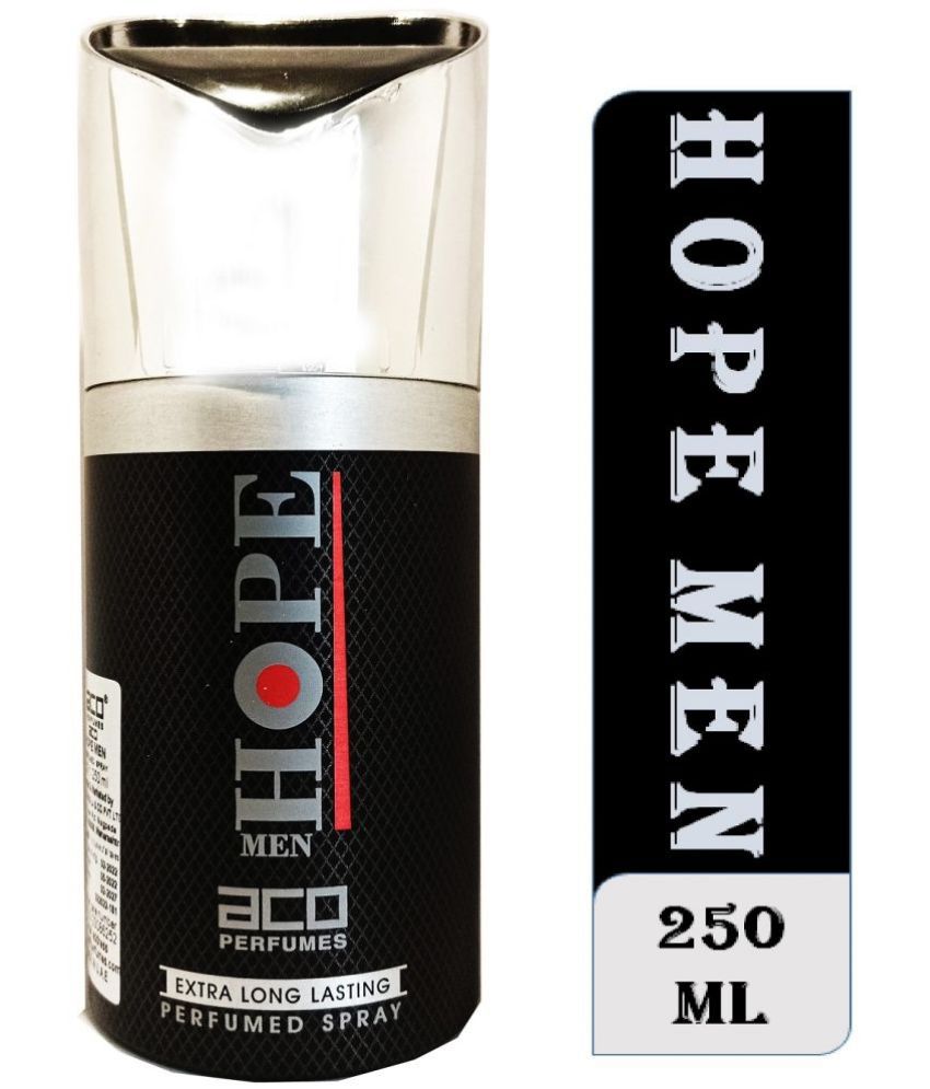     			aco perfumes - HOPE MEN Deo Perfumed Body Spray, 250ml Perfume Body Spray for Men 250 ml ( Pack of 1 )