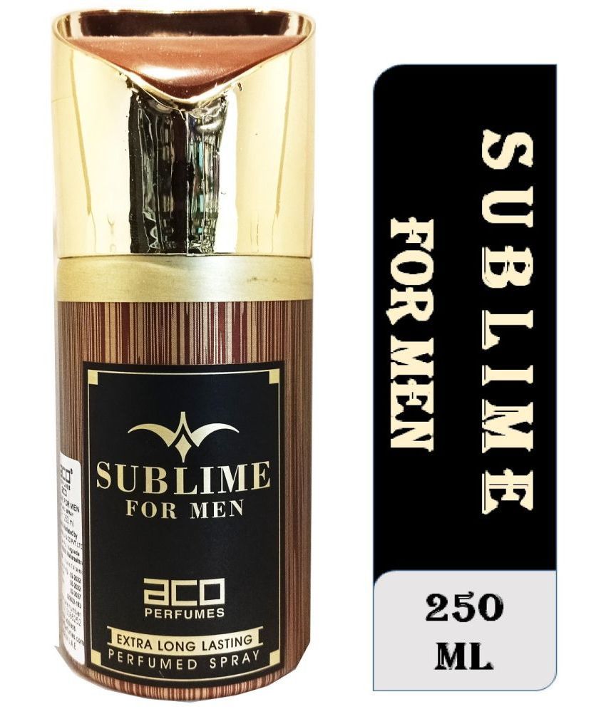     			aco perfumes - SUBLIME Deo Perfumed Body Spray 250ml Perfume Body Spray for Unisex 250 ml ( Pack of 1 )