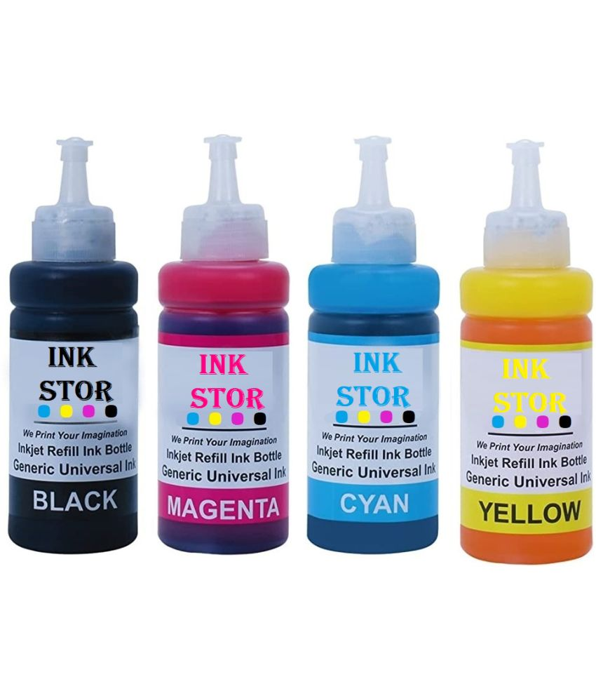     			inkstore Multicolor Four bottles Refill Kit for Refill ink 2723 All in One Wireless Inkjet Printer for H_P 805 Cartridge