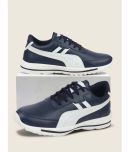 Fausto - Navy Blue Men's Sneakers