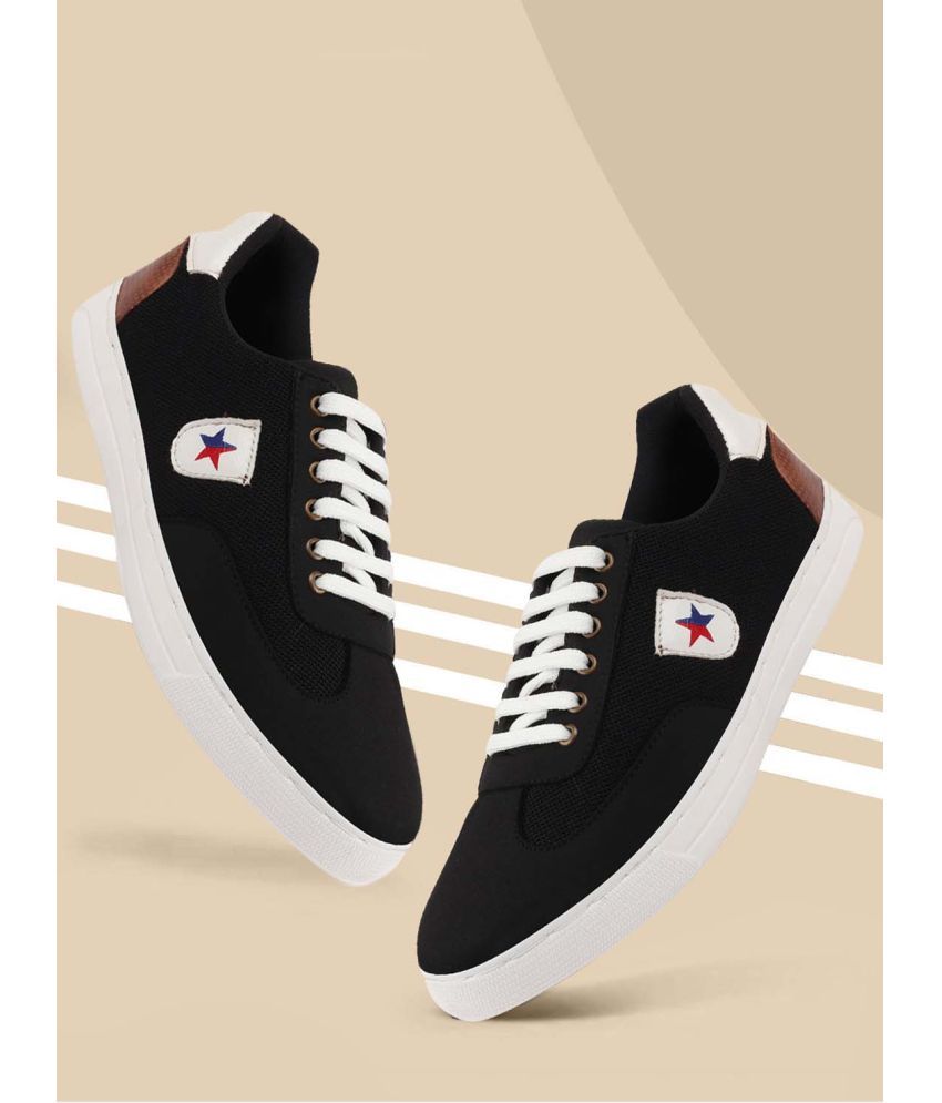     			Fausto - Black Men's Sneakers