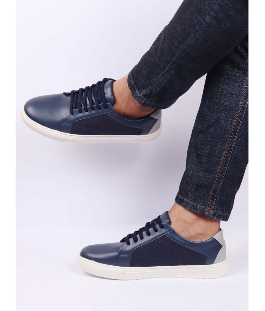     			Fausto - Navy Blue Men's Sneakers