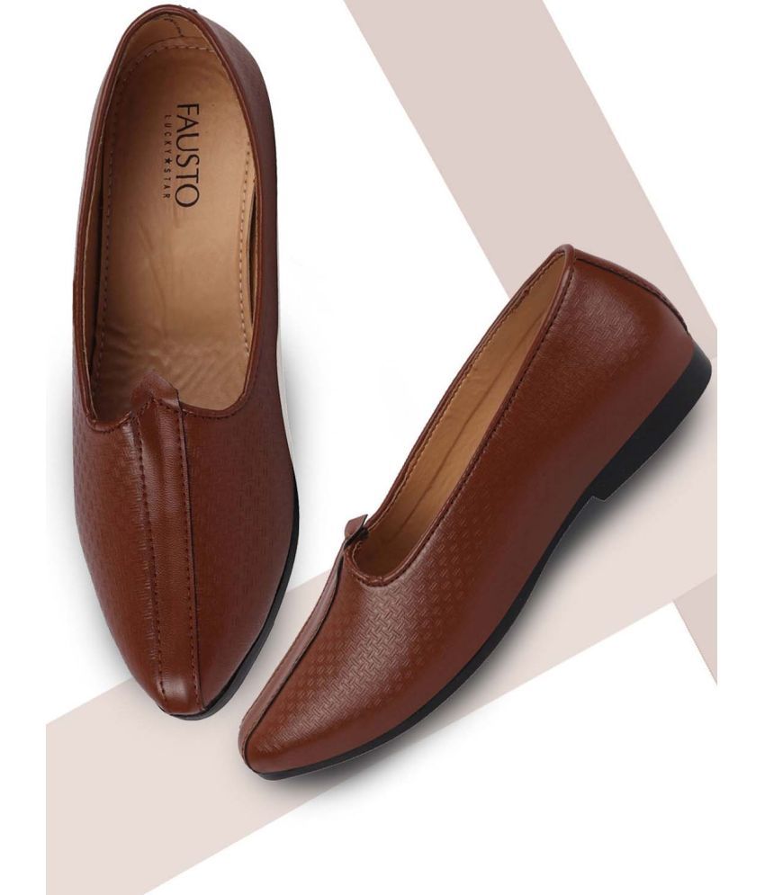     			Fausto - Tan Men's Jutti