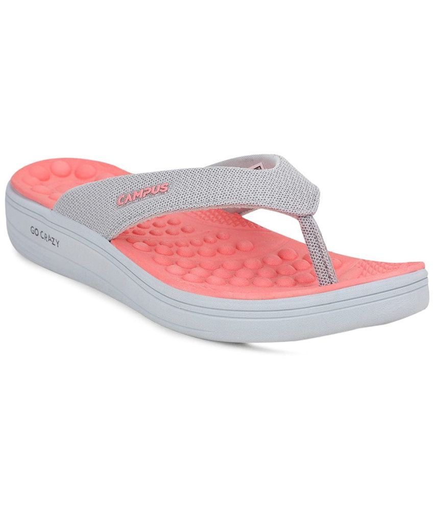     			Campus - Light Grey Women's Slipper