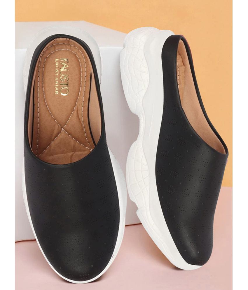     			Fausto - Black Women's Slip On