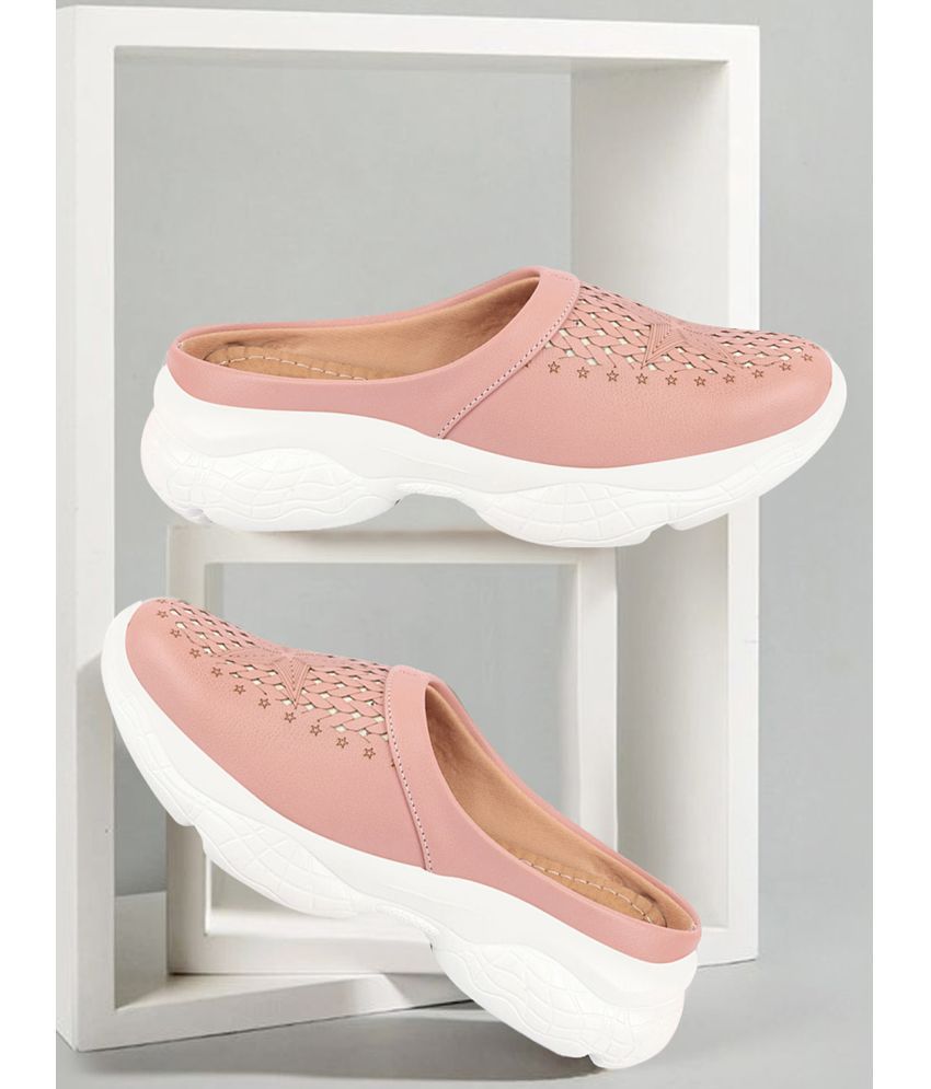     			Fausto - Peach Women's Mules Shoes