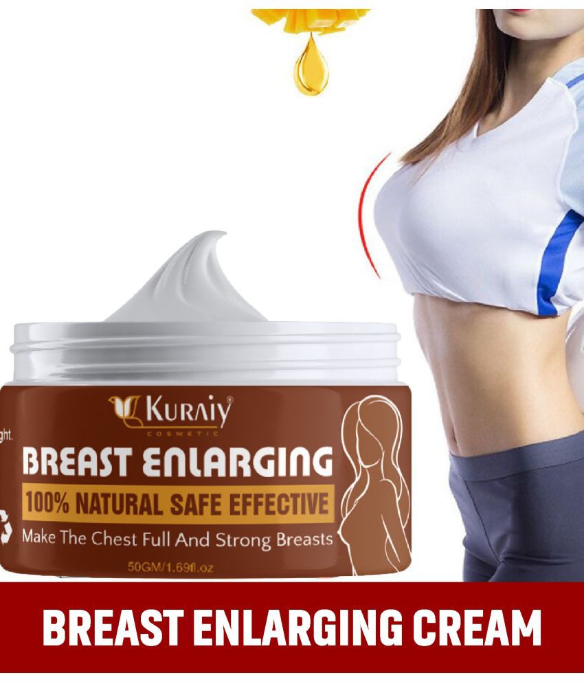     			KURAIY New Breast Enlargement Cream Chest Enhancement Elasticity Promote Female Hormone Breast Lift Firming Massage Up Size Bust Care