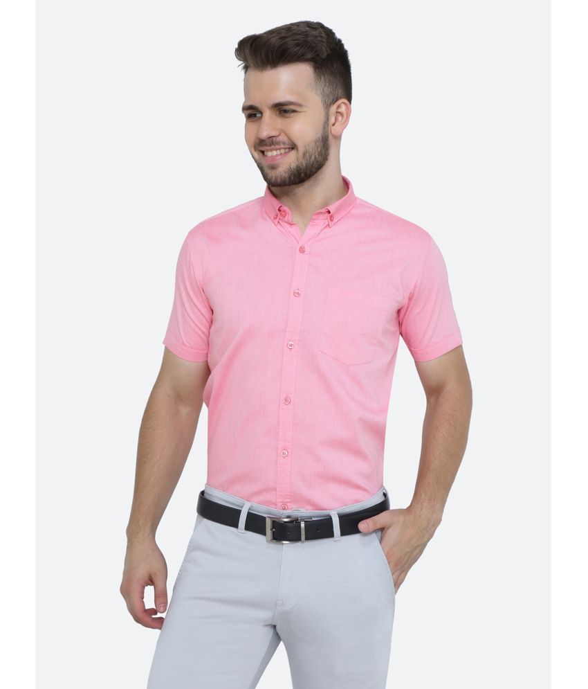     			Kuons Avenue - Pink Cotton Blend Slim Fit Men's Casual Shirt ( Pack of 1 )