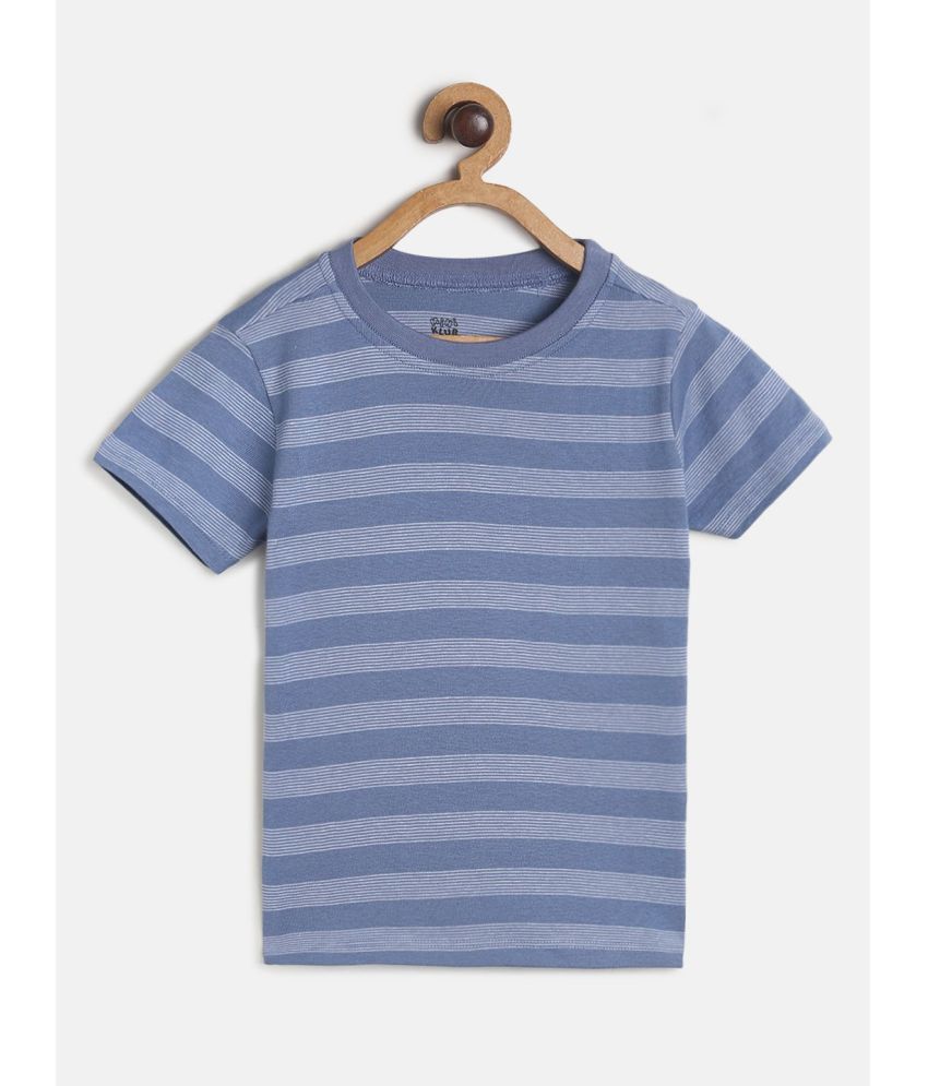     			miniklub - Blue Cotton Boy's T-Shirt ( Pack of 1 )