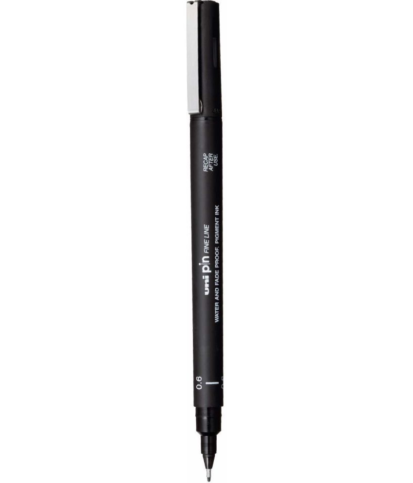     			uni-ball 0.6BK3 PIN-200 0.6mm Fine Line Markers (Set of 3, Black)