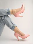 Shoetopia - Pink Women's Pumps Heels