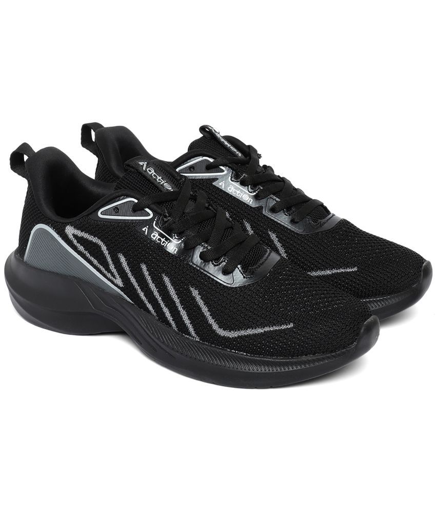     			Action - Black Men's Sports Running Shoes